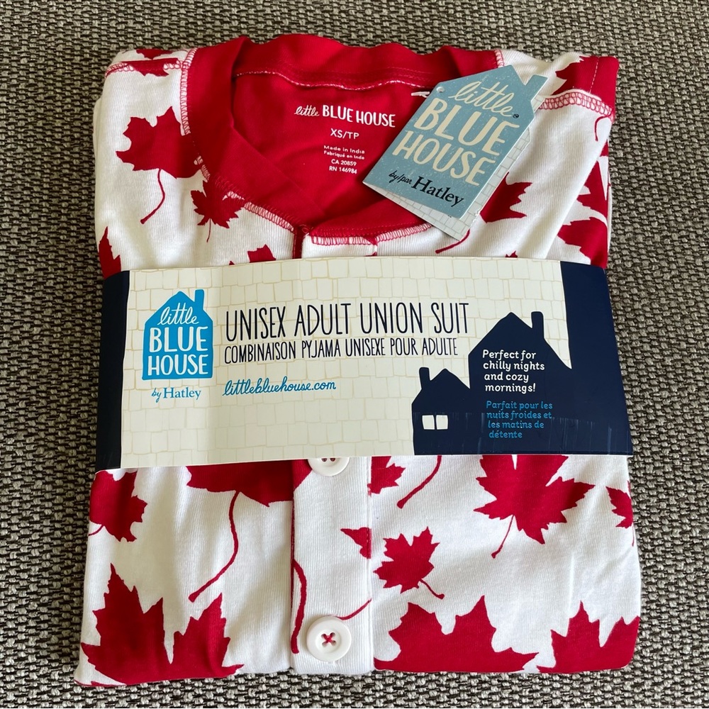 LITTLE BLUE HOUSE Unisex Adult Onesie Pajama Size XS